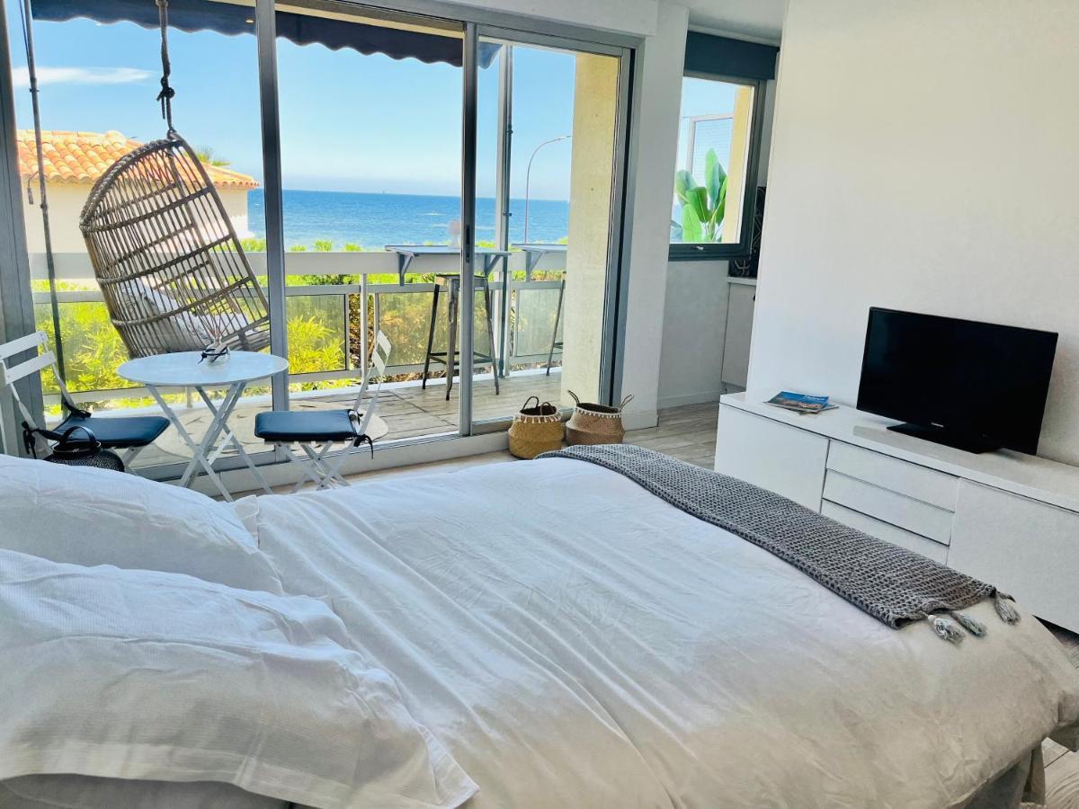 Charmant Studio Avec Terrasse Vue Mer A 50 M سانت ماكسيم المظهر الخارجي الصورة